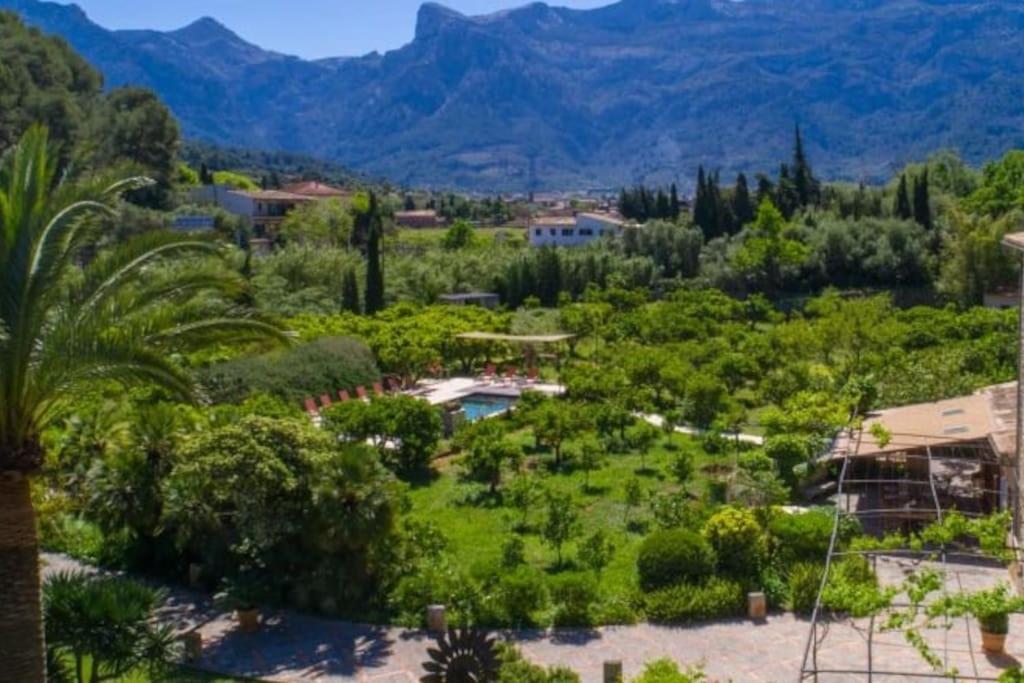 Son Llempaies, Finca For 12 Сольєр Екстер'єр фото